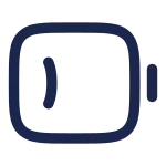 Battery Low Minimalistic SVG Icon